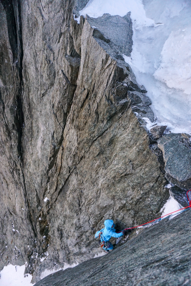 Een M6 in alpien terrein is niet niks! Foto door Line van den Berg